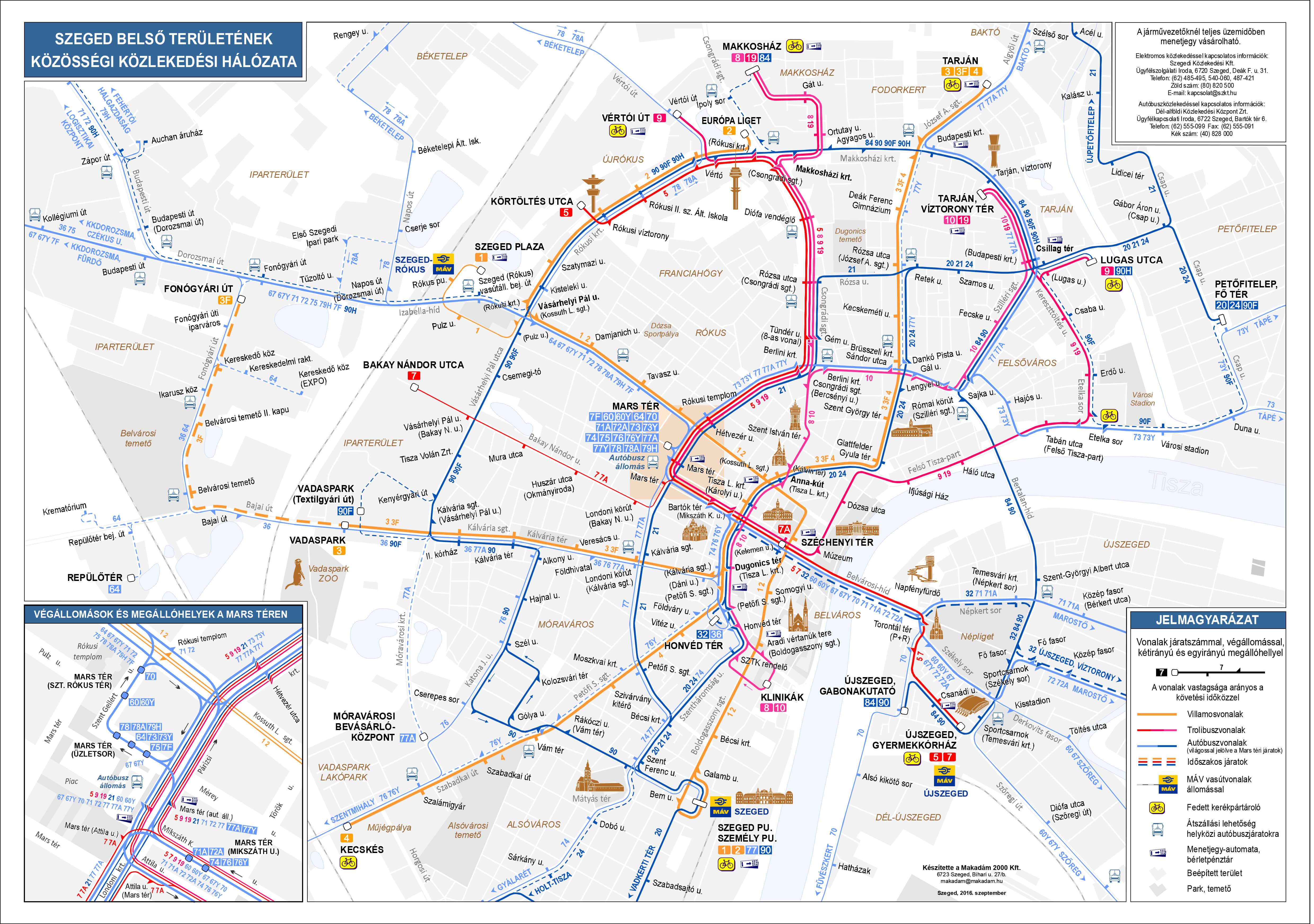 szeged tömegközlekedés térkép Vonalhálózat   Szegedi Közlekedési Társaság szeged tömegközlekedés térkép